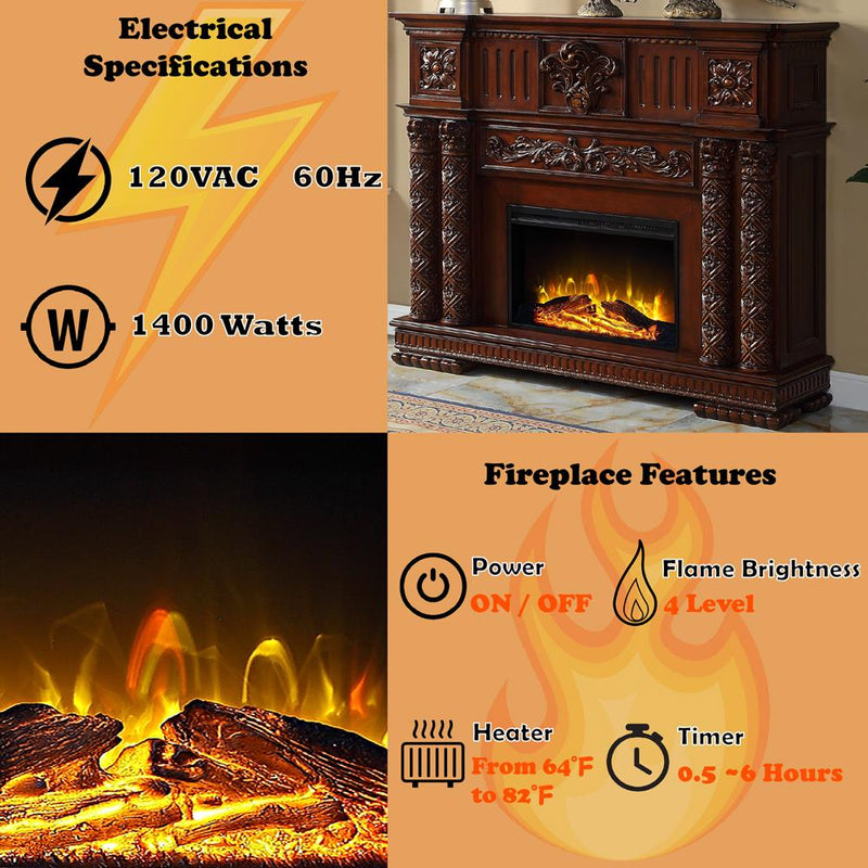 Acme Furniture Vendome AC01312 Fireplace IMAGE 7