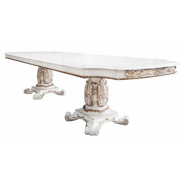 Acme Furniture Vendome Dining Table with Pedestal Base DN01346 IMAGE 1