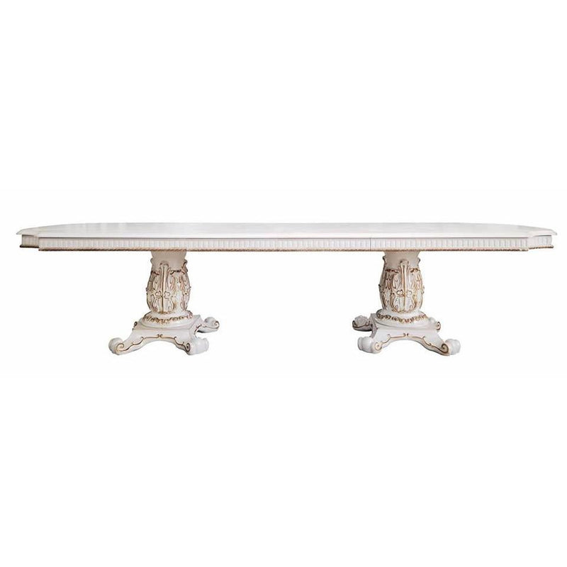Acme Furniture Vendome Dining Table with Pedestal Base DN01346 IMAGE 2