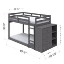 Acme Furniture Gaston BD01372 Twin/Twin Bunk Bed with 4 Drawers & 3 Compartments IMAGE 10