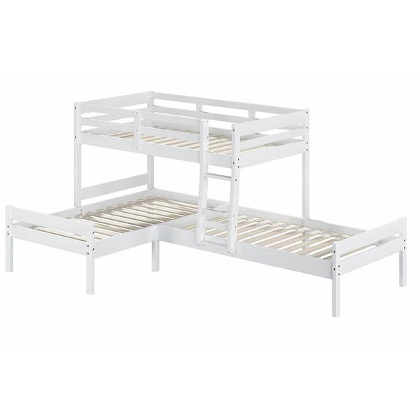 Acme Furniture Manoela BD01374 Triple Twin Bunk Bed IMAGE 1
