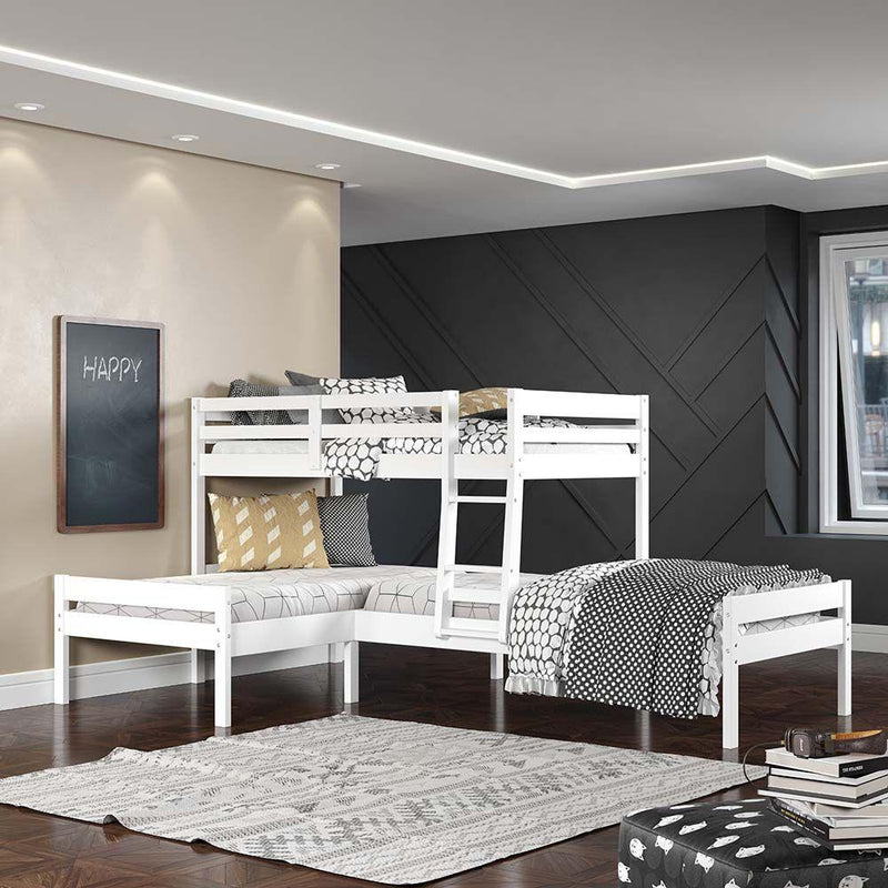 Acme Furniture Manoela BD01374 Triple Twin Bunk Bed IMAGE 3