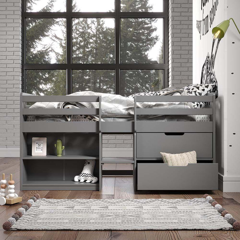 Acme Furniture Fabiana BD01375 Twin Loft Bed IMAGE 4