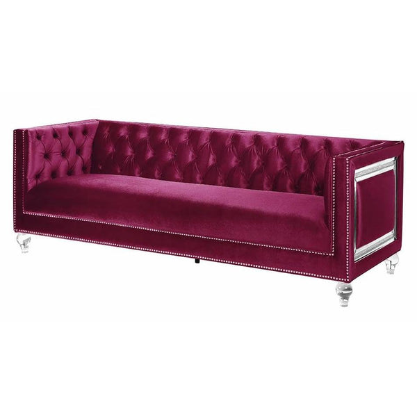 Acme Furniture Heibero Stationary Fabric Sofa LV01400 IMAGE 1