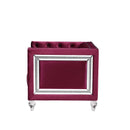 Acme Furniture Heibero LV01401 Loveseat - Burgundy IMAGE 3