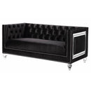Acme Furniture Heibero LV01404 Loveseat - Black IMAGE 1