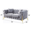 Acme Furniture Jelanea LV01407 Loveseat with 2 Pillows IMAGE 5