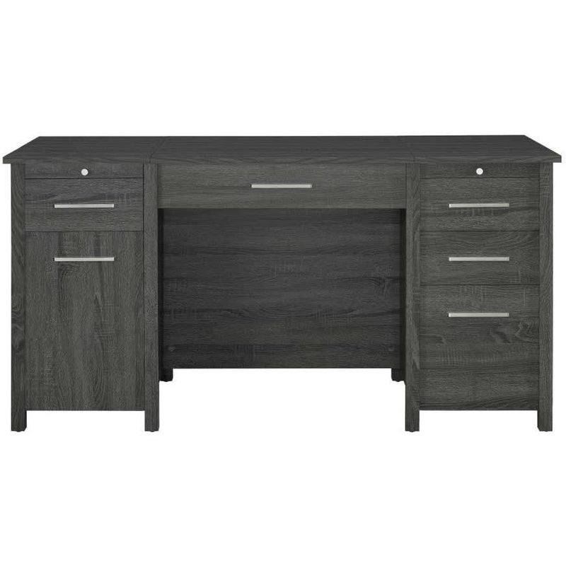 Coaster Furniture Dylan 801576 Lift Top Office Desk - Weathered Grey IMAGE 3