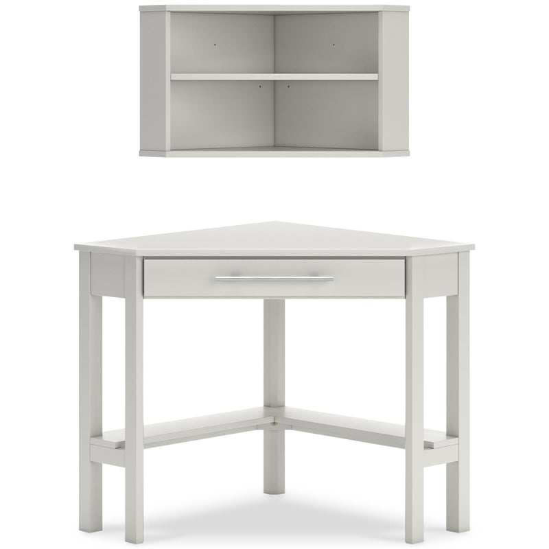 Signature Design by Ashley Grannen H207H1 Home Office Corner Desk with Bookcase IMAGE 2