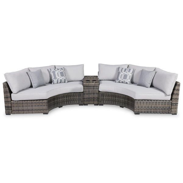 Signature Design by Ashley Harbor Court P459P6 3 pc Outdoor Sectional IMAGE 1