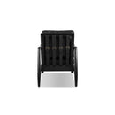 Mobital Craftsman Stationary Leather Accent Chair LCH-CRAFM-BLA-B IMAGE 5