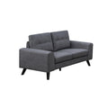  Mazin Furniture Evelyn 99947GRY-2 Loveseat IMAGE 1