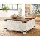 Signature Design by Ashley Wystfield T459T1 Coffee Table and 2 End Tables IMAGE 2
