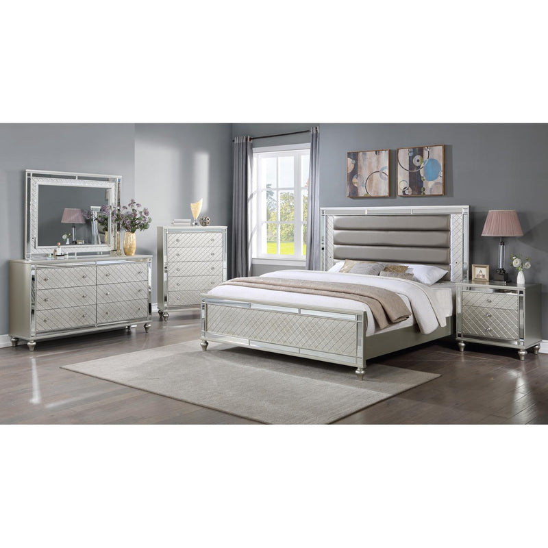 Crown Mark Cristian California King Upholstered Bed B1680-K-HB/B1680-K-FB/B1680-CK-RAIL IMAGE 3