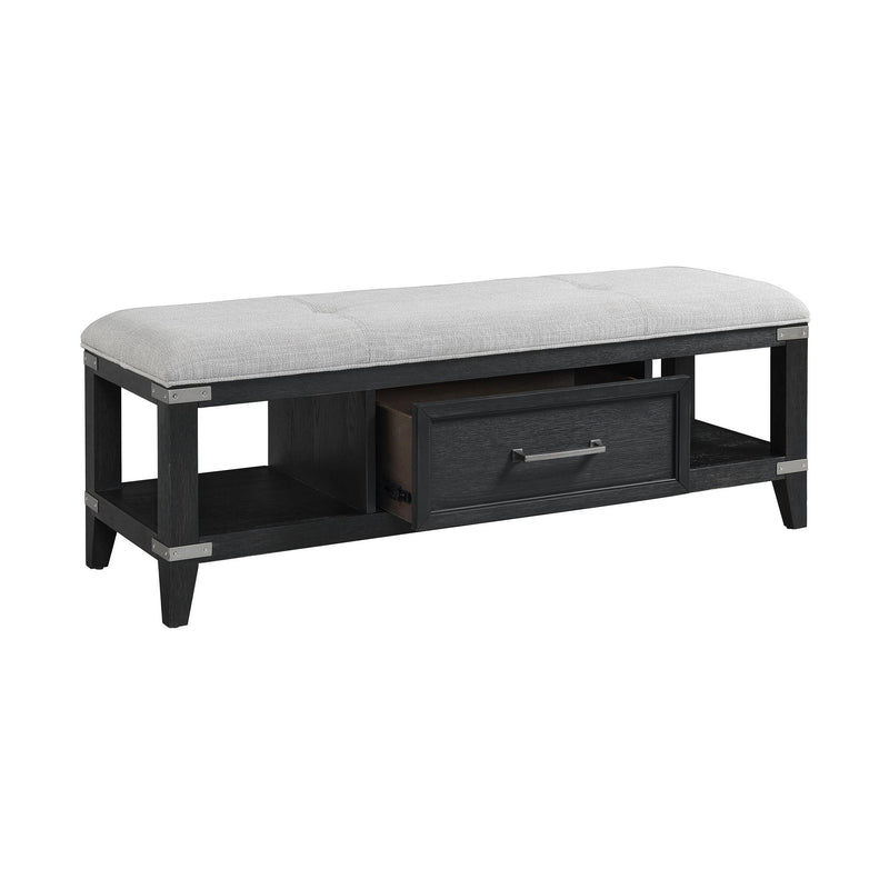 Intercon Furniture Benches Storage Bench LG-BR-2452B-WST-C IMAGE 2