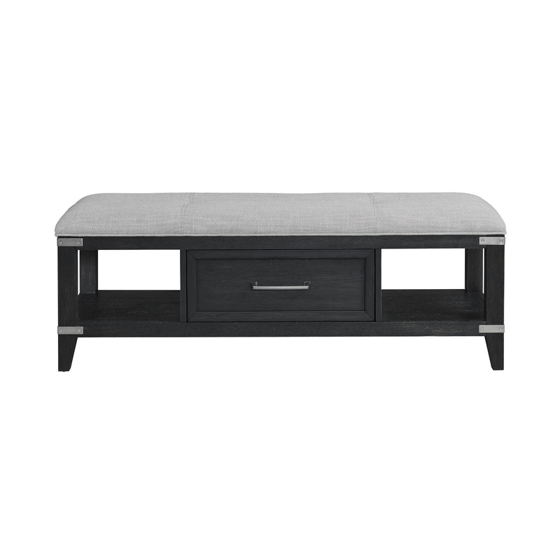 Intercon Furniture Benches Storage Bench LG-BR-2452B-WST-C IMAGE 3