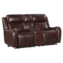Intercon Furniture Wainwright Power Reclining Loveseat with Console WW-LS-276DPR-RBN-C IMAGE 1