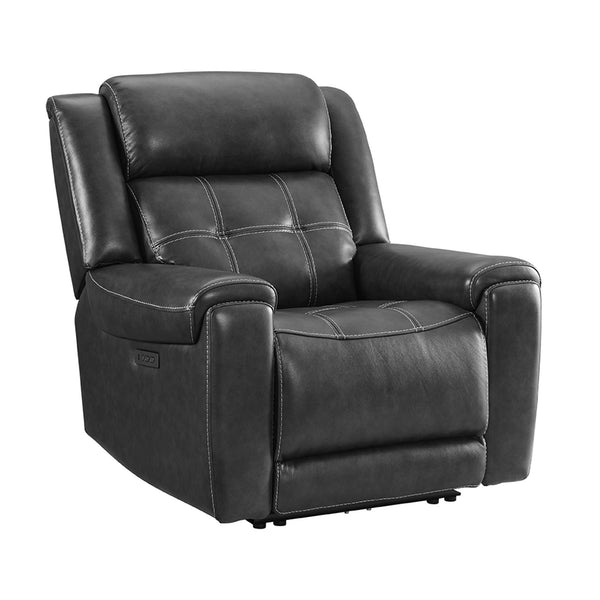 Intercon Furniture Regis Power Leather Recliner RS-RC-140DPR-BCH-C IMAGE 1