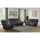 Intercon Furniture Regis Power Reclining Leather Sofa RS-SF-388DPR-BCH-C IMAGE 2
