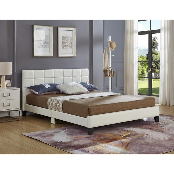 IFDC Full Upholstered Panel Bed IF 5422 - 54 IMAGE 1