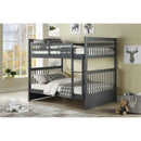  IFDC B-123-G Bunk Bed - Grey IMAGE 1