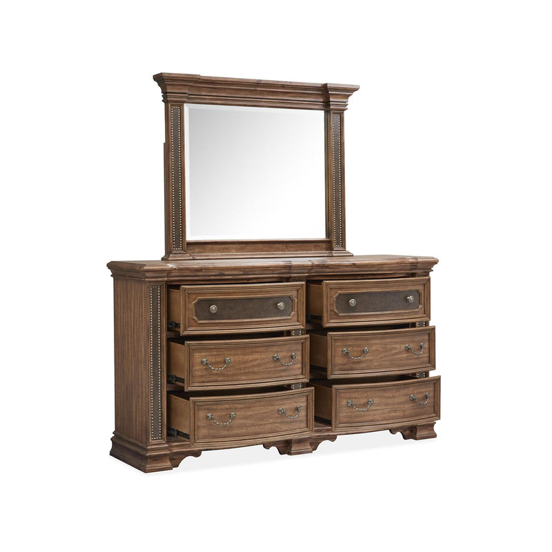 Magnussen Lariat Landscape Dresser Mirror B5472-40 IMAGE 2