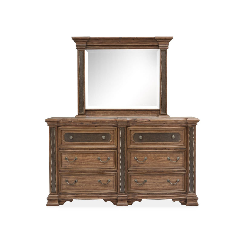 Magnussen Lariat Landscape Dresser Mirror B5472-40 IMAGE 3