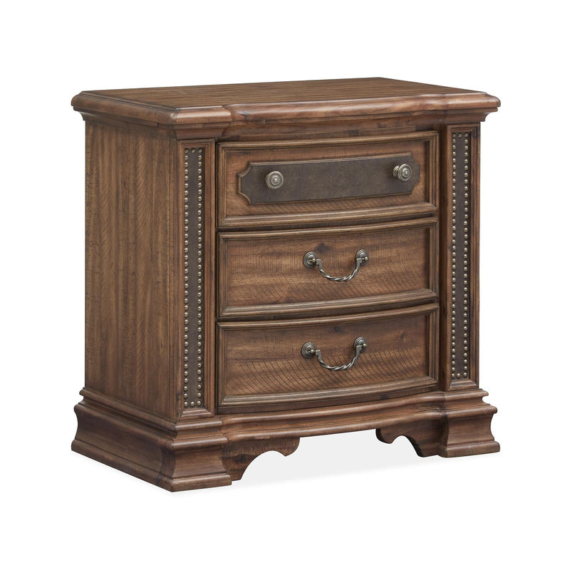 Magnussen Lariat 3-Drawer Nightstand B5472-01 IMAGE 1