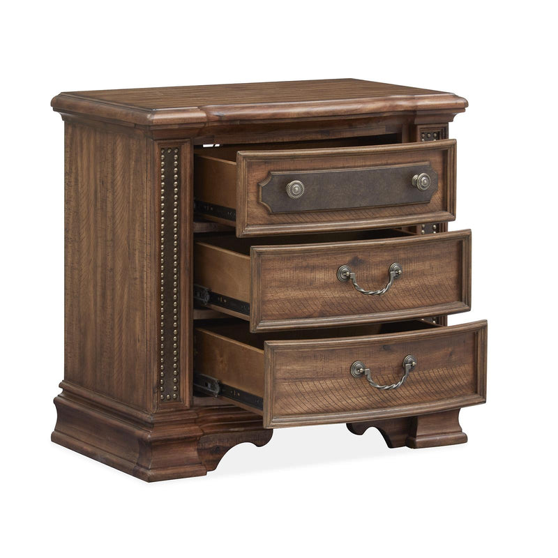 Magnussen Lariat 3-Drawer Nightstand B5472-01 IMAGE 2