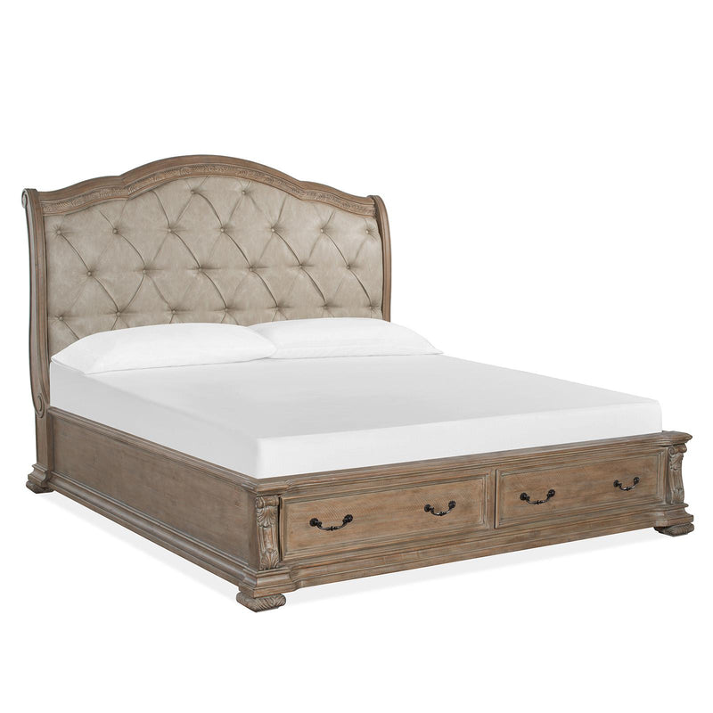 Magnussen Marisol King Upholstered Sleigh Bed with Storage B5132-52R/B5132-62H/B5132-62SF IMAGE 1