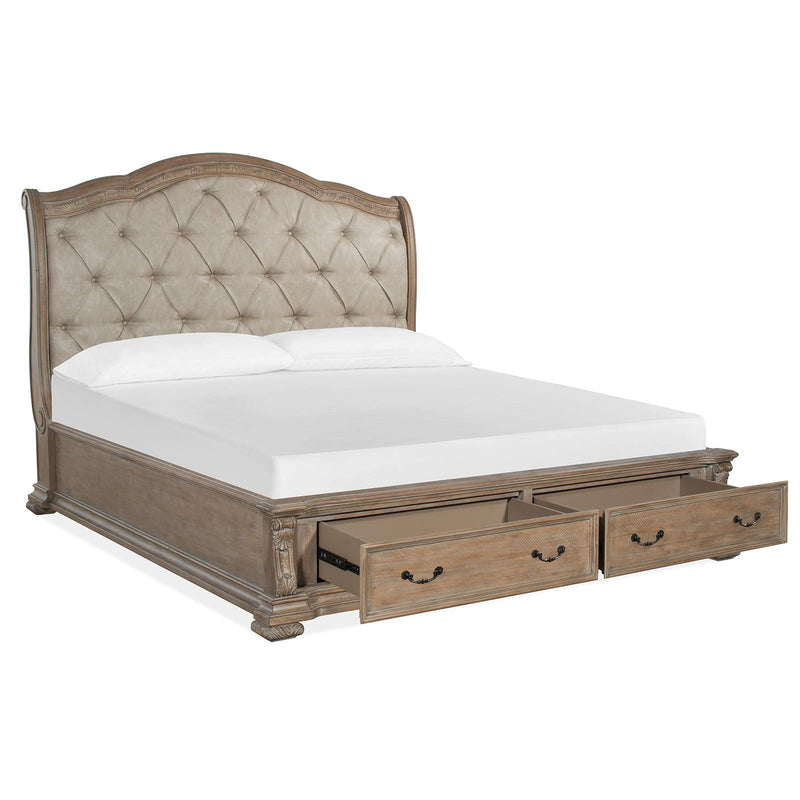 Magnussen Marisol Queen Upholstered Sleigh Bed with Storage B5132-52H/B5132-52R/B5132-52SF IMAGE 2