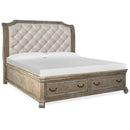Magnussen Tinley Park King Upholstered Sleigh Bed with Storage B4646-53R/B4646-63F/B4646-63H IMAGE 1