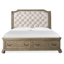 Magnussen Tinley Park King Upholstered Sleigh Bed with Storage B4646-53R/B4646-63F/B4646-63H IMAGE 2