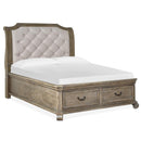 Magnussen Tinley Park Queen Upholstered Sleigh Bed with Storage B4646-53F/B4646-53H/B4646-53R IMAGE 1