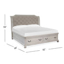 Magnussen Bronwyn King Upholstered Sleigh Bed with Storage B4436-53R/B4436-63F/B4436-63H IMAGE 3