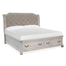 Magnussen Bronwyn Queen Upholstered Sleigh Bed with Storage B4436-53F/B4436-53H/B4436-53R IMAGE 1