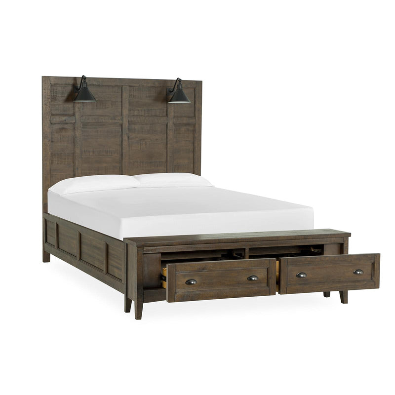 Magnussen Bay Creek Queen Panel Bed with Storage B4398-54R/B4398-58SF/B4398-59H IMAGE 2