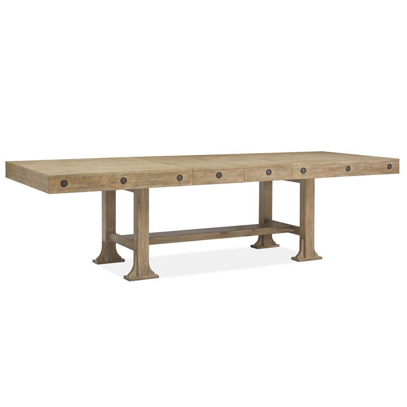 Magnussen Lynnfield Dining Table with Trestle Base D5487-21B/D5487-21T IMAGE 2