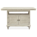 Magnussen Newport Counter Height Dining Table with Pedestal Base D5430-42B/D5430-42T IMAGE 2