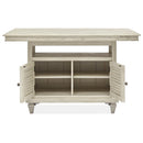 Magnussen Newport Counter Height Dining Table with Pedestal Base D5430-42B/D5430-42T IMAGE 3