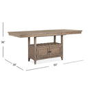 Magnussen Paxton Place Counter Height Dining Table with Pedestal Base D4805-42B/D4805-42T IMAGE 15