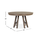 Magnussen Round Paxton Place Dining Table with Pedestal Base D4805-27 IMAGE 6