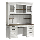 Intercon Furniture Drake DK-HO-6852H-RFO-C Credenza Hutch IMAGE 1