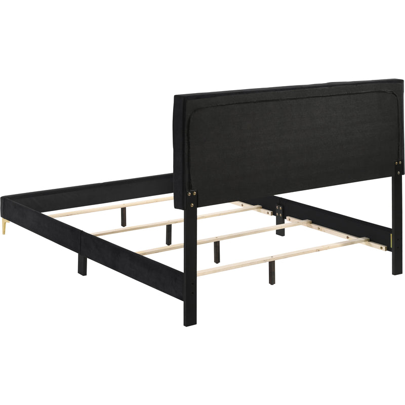 Coaster Furniture Kendall 224451Q Upholstered Queen Panel Bed - Black IMAGE 3