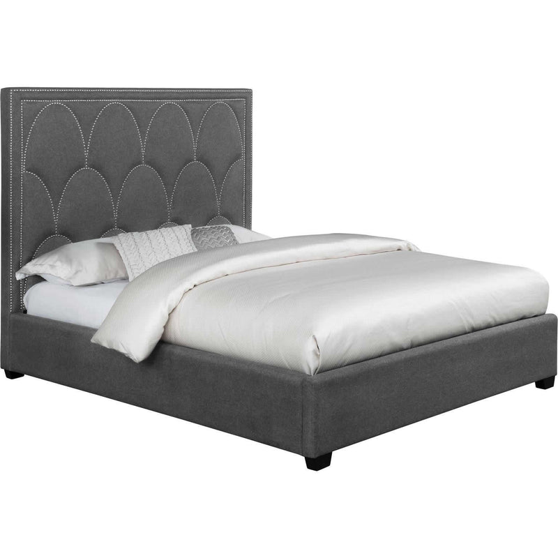  Coaster Furniture Bowfield 315900Q Upholstered Queen Panel Bed - Charcoal IMAGE 1