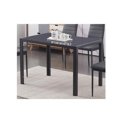 IFDC Dining Table with Glass Top T 5050 IMAGE 1