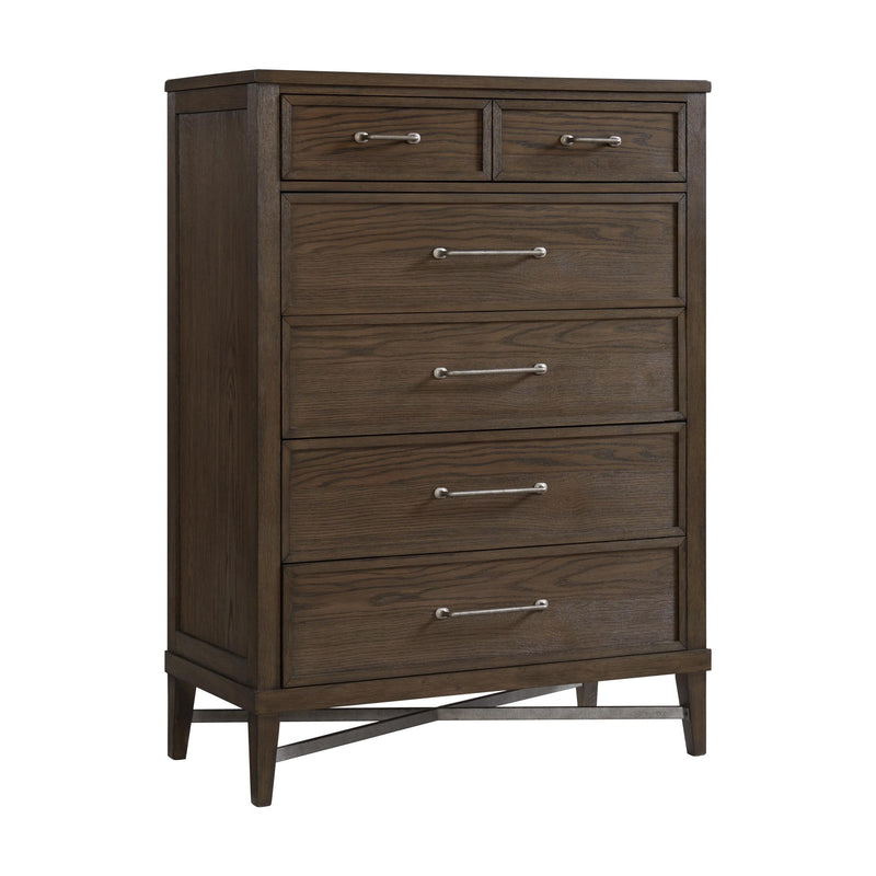 Intercon Furniture Preston 5-Drawer Chest PN-BR-3505-WVO-C IMAGE 1