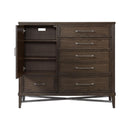 Intercon Furniture Preston 6-Drawer Chest PN-BR-3506GC-WVO-C IMAGE 3