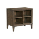 Intercon Furniture Preston PN-HO-3027BO-WVO-C Bunching Open Cabinet - Weathered Vintage Oak IMAGE 1