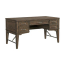 Intercon Furniture Preston PN-HO-5830WD-WVO-C Half Ped Desk - Weathered Vintage Oak IMAGE 1